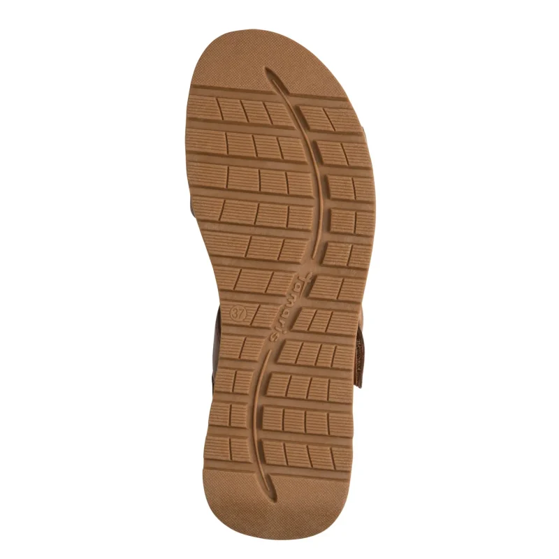 Дамски Сандали На Платформа TAMARIS – 1-28254-46-348 COGNAC LEATHER — снимка 6