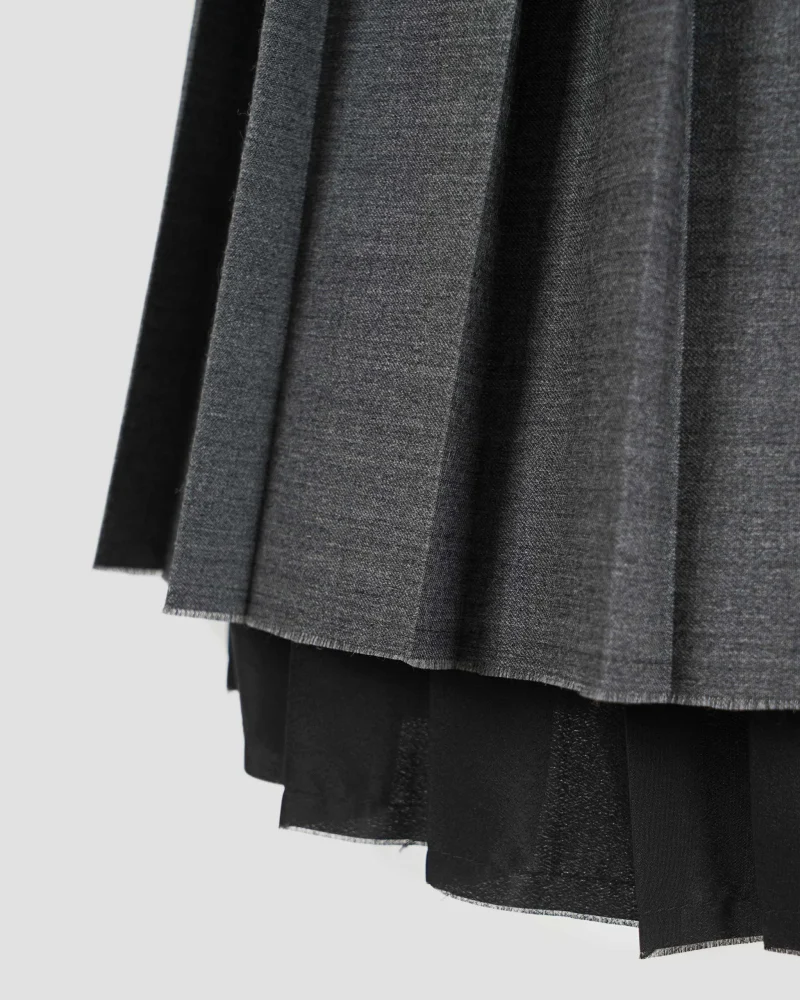 Pleated Mini Skirt — снимка 2