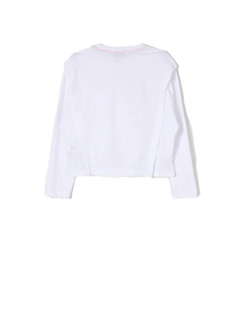 Блуза с волани Missoni Kids — снимка 2