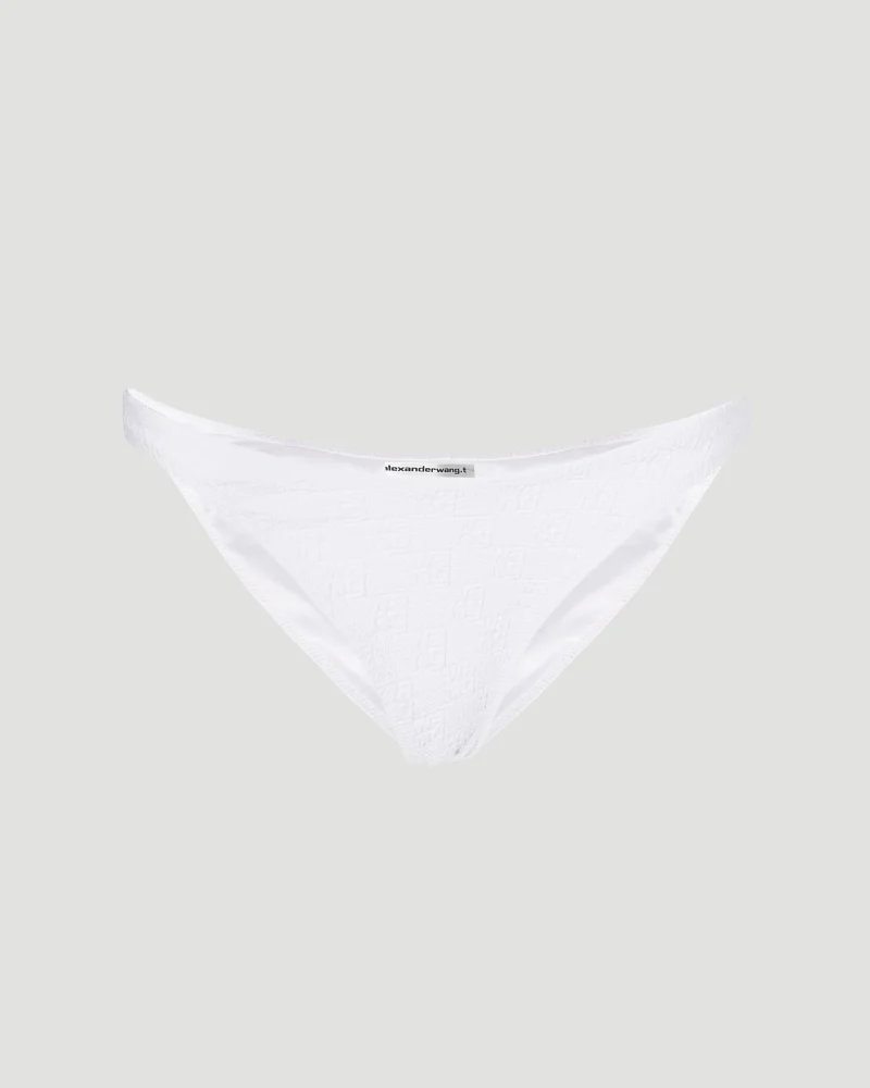 Bikini Bottom in Textured Jacquard Jersey