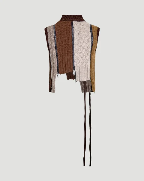 Connector Cable Knit Crop Top — снимка 3