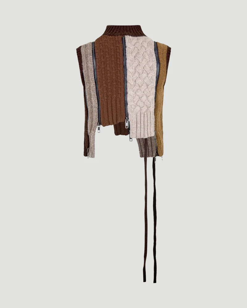 Connector Cable Knit Crop Top — снимка 3