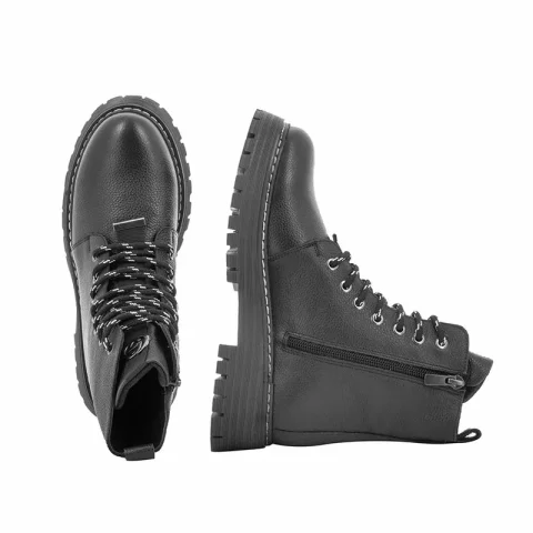 Дамски Кубинки CARLO FABIANI – 108303 BLACK — снимка 5