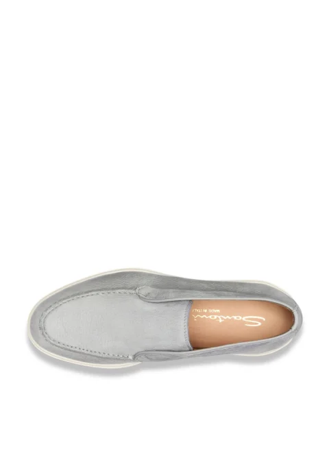Кожени мокасини Santoni — снимка 4