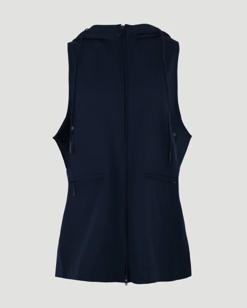 Classic Refined Wool Stretch Hooded Vest — снимка 2