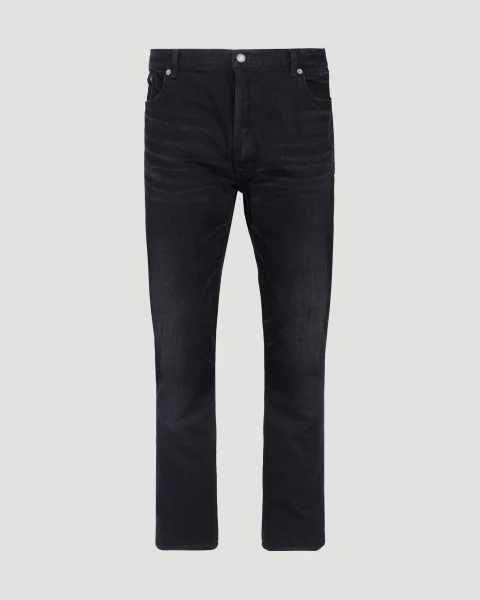 Mid-Waist Jeans in Grey