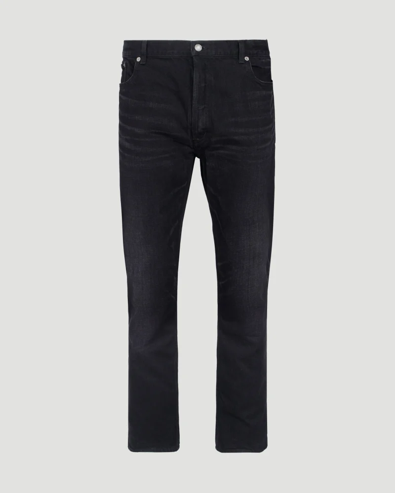 Mid-Waist Jeans in Grey
