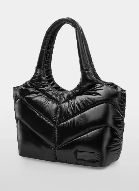 Чанта с капитониран дизайн Marc Cain Sports — снимка 2