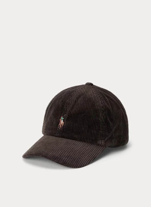 Шапка от рипсено кадифе Ralph Lauren Kids