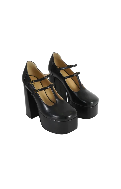 Platform Mary Jane Pumps — снимка 2