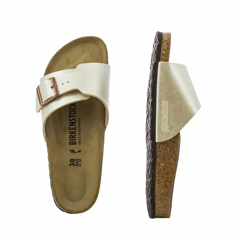 Дамски Чехли Комфорт BIRKENSTOCK – 1026631 CATALIN PEARL WHITE — снимка 5