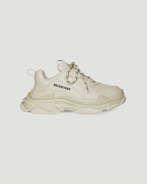 Triple S Sneakers in Beige