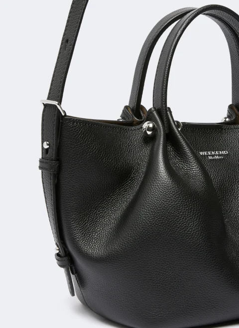 Кожена чанта Weekend Max Mara Wkadritto — снимка 4