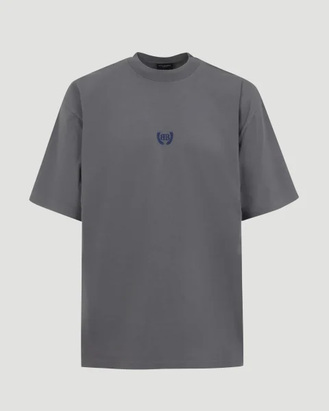 Logo T-Shirt in Dark Grey