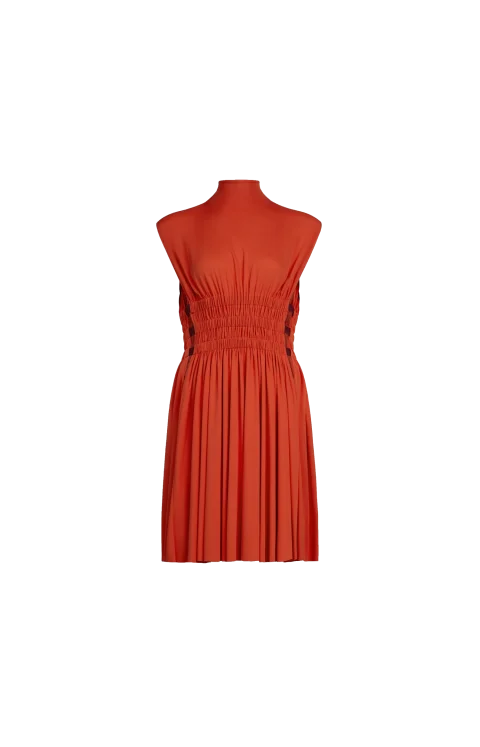 Mini Déesse Dress in Red