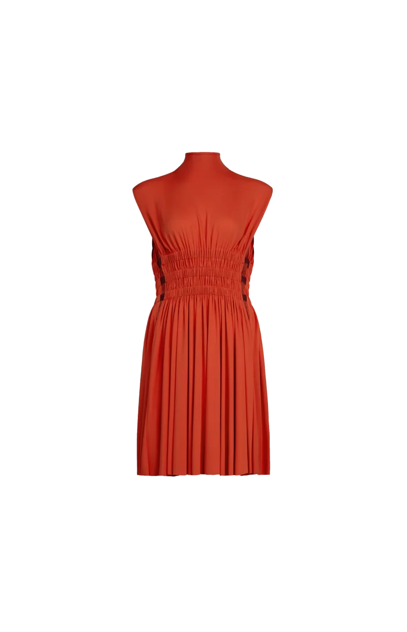 Mini Déesse Dress in Red