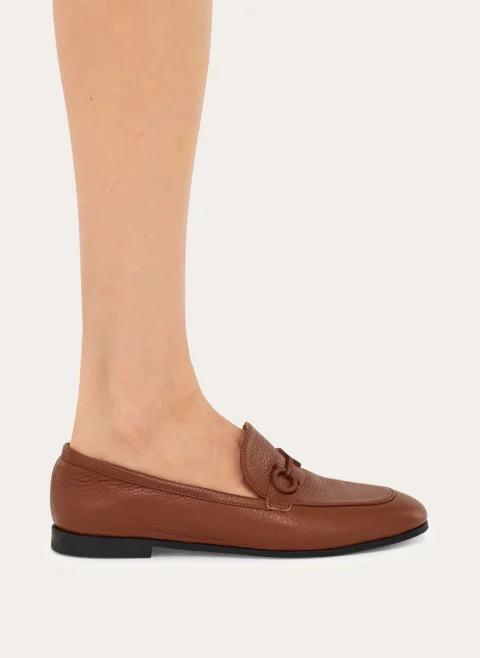 Мокасини с орнамент 'Gancini' Ferragamo — снимка 6