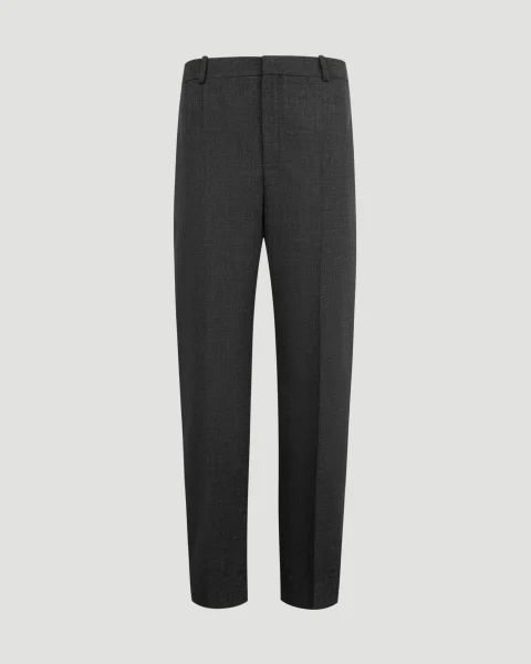 Grey Pants in Wool