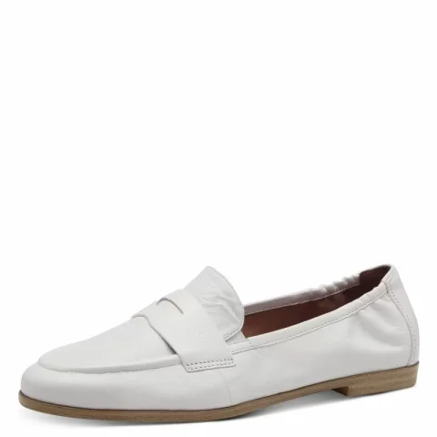 Дамски Лоуфър TAMARIS – 1-24210-42-100 WHITE — снимка 3