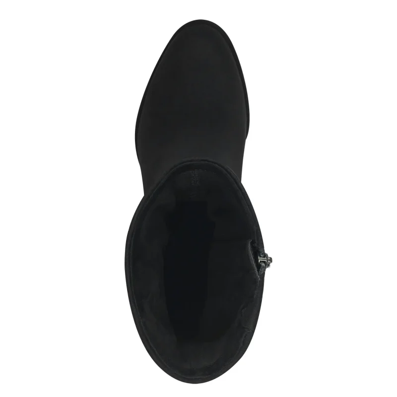 Дамски Боти На Ток TAMARIS – 1-25020-43-001 BLACK — снимка 5