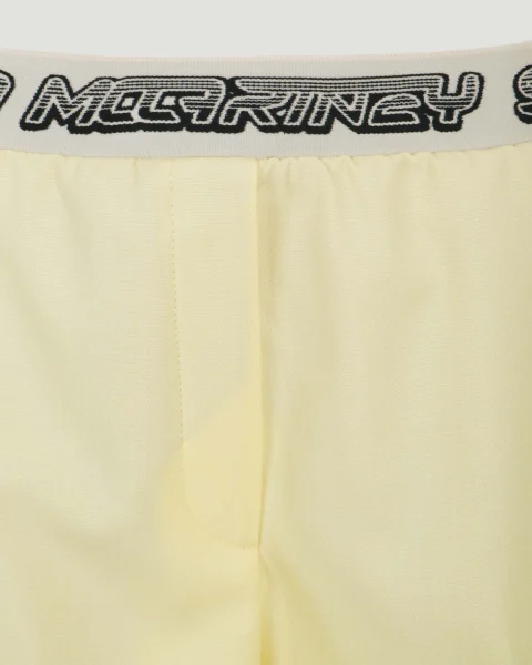 Logo Tape Trousers in Yellow — снимка 3