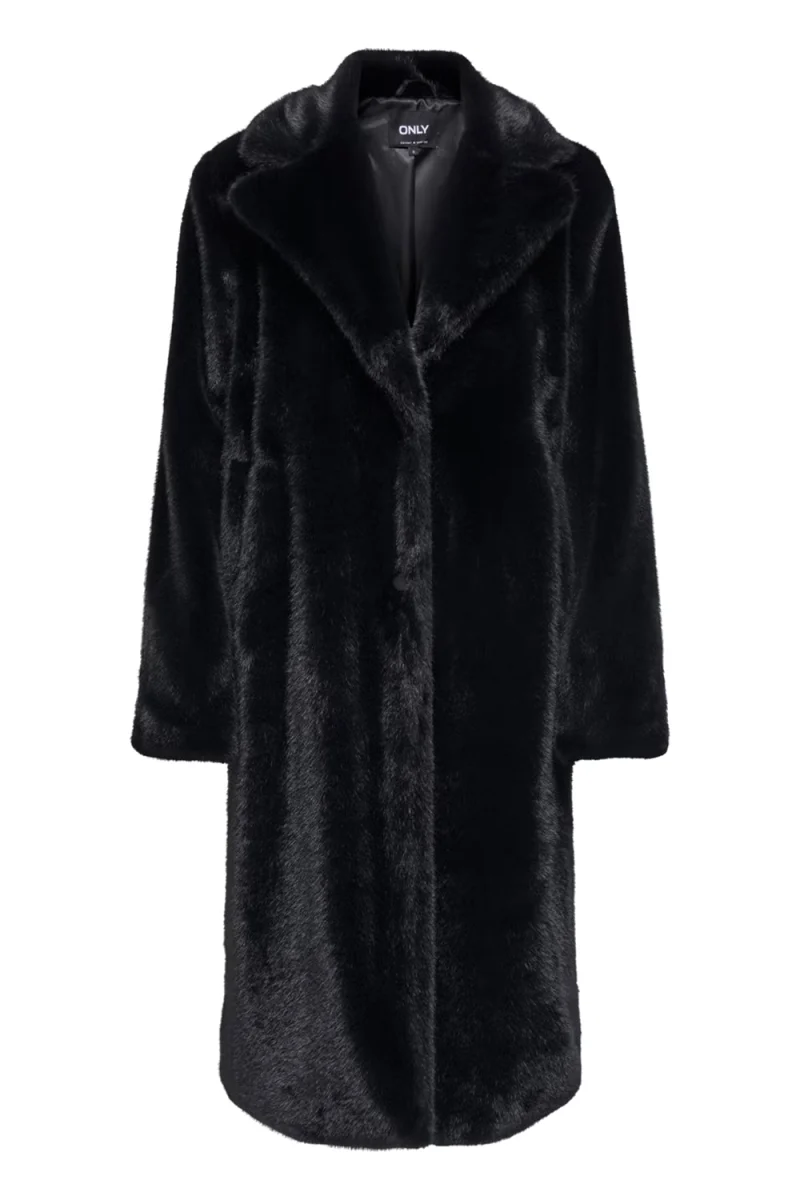 Палто Onlemilie Faux Fur 15381281 C-N10 black