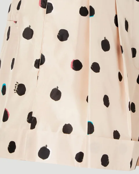 Printed Taffeta Shorts — снимка 3