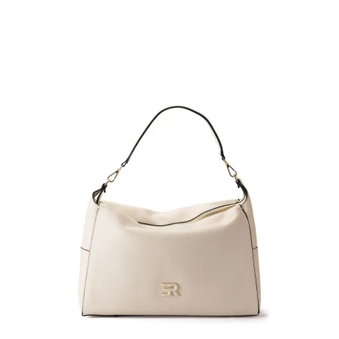 Дамска бежова чанта Victoria 26 Large Ermanno Firenze