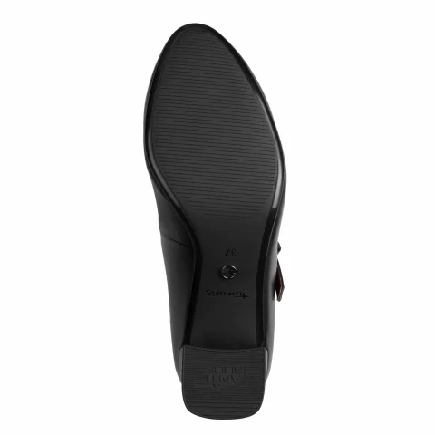 Токчета TAMARIS – 1-22460-45-003 BLACK LEATHER — снимка 6