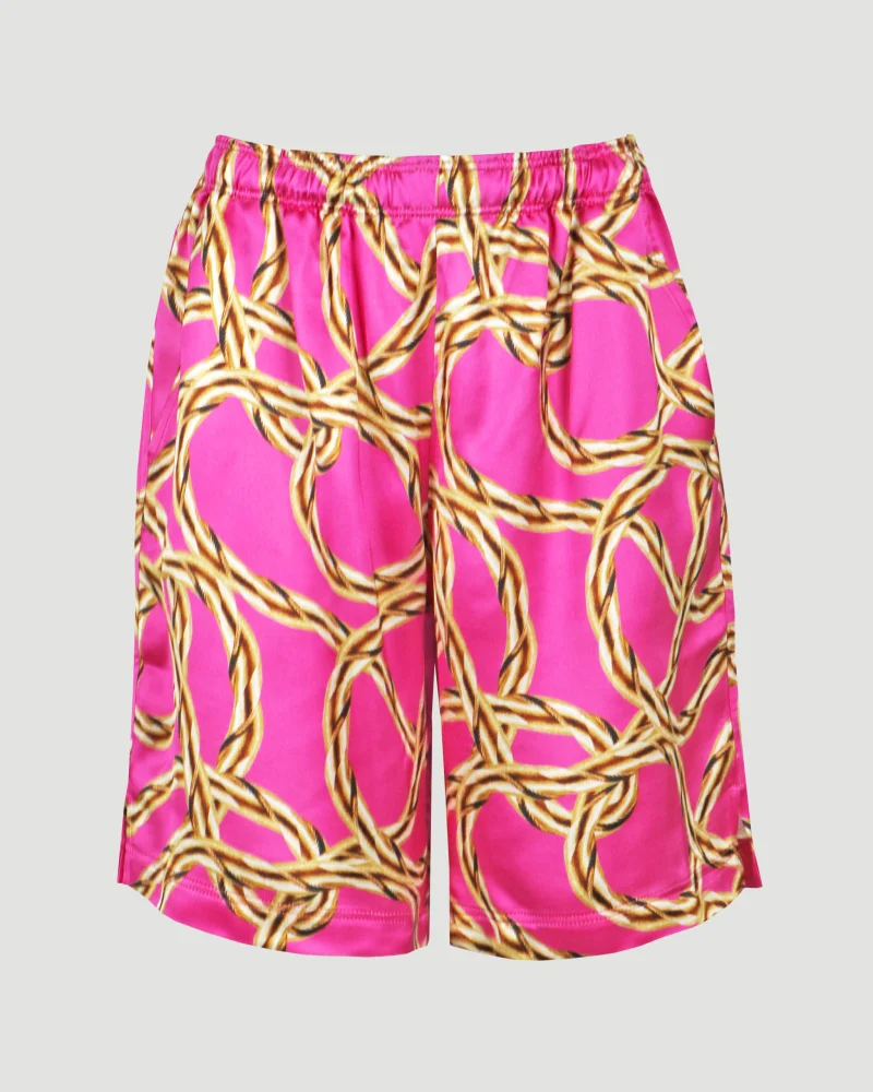 Chain Print Shorts