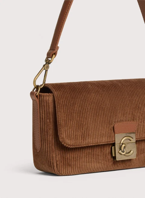 Рипсена чанта Coccinelle C-Me Lock Medium — снимка 3