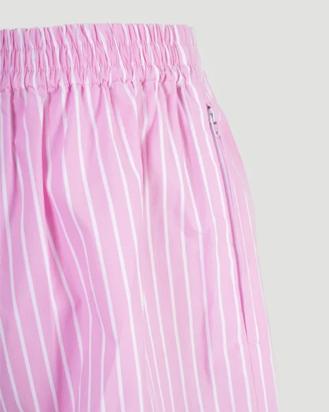 Striped Cotton Poplin Boxers Shorts — снимка 3