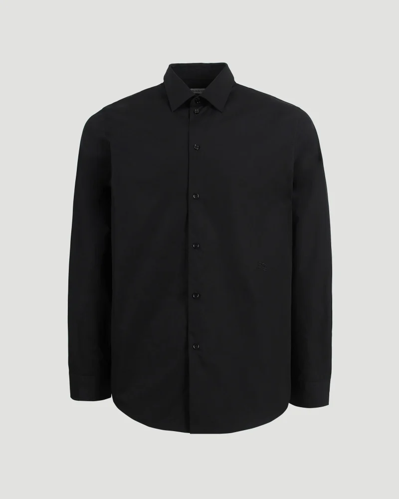 Cotton Shirt in Black