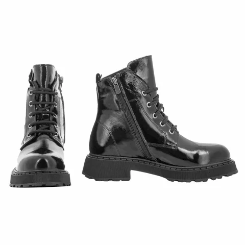 Дамски Кубинки CARLO FABIANI – 452-1710 BLACK — снимка 5