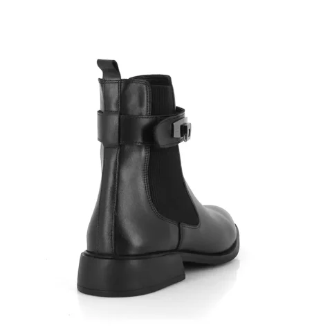 Дамски Равни Боти CARLO FABIANI – 247-8436 BLACK LEATHER — снимка 2