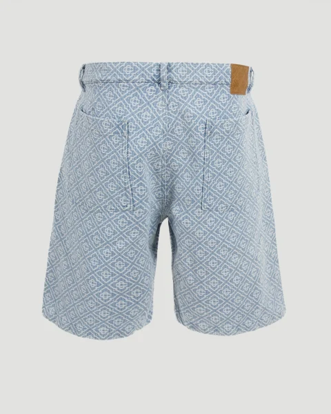 Monogram Denim Shorts — снимка 2