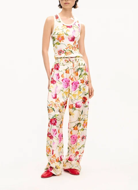 Рипсен топ с флорален принт 'Wildflower' Kenzo