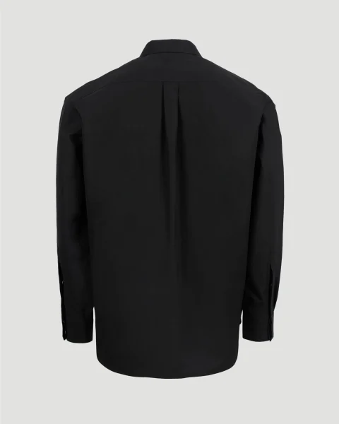 Cotton Shirt in Black — снимка 7