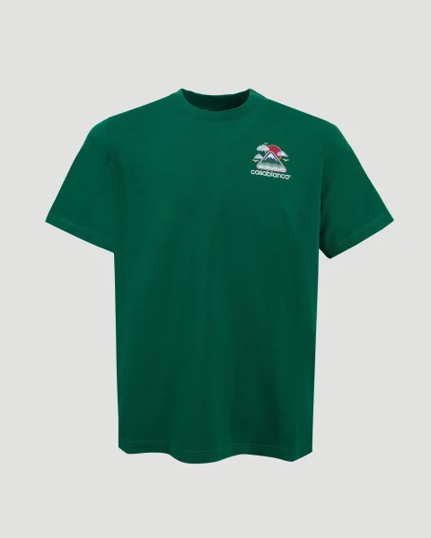 Montagne Ondulee Short-Sleeve T-Shirt in Green
