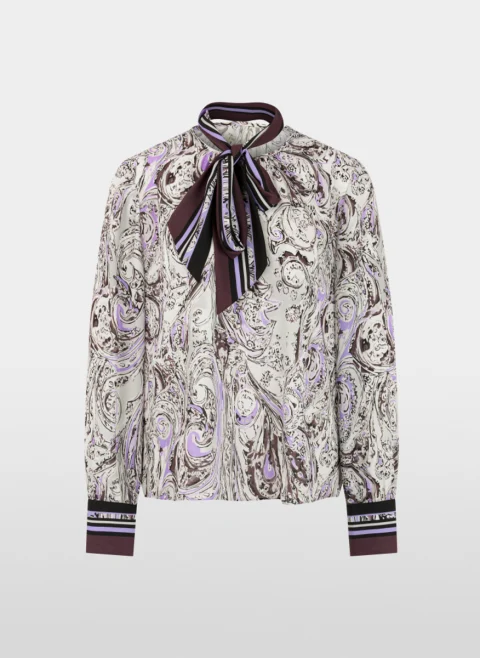 Блуза с панделка 'Ornamental' Marc Cain Collections — снимка 6