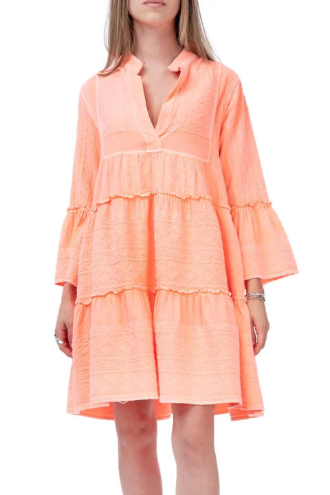 Рокля M-8483 coral