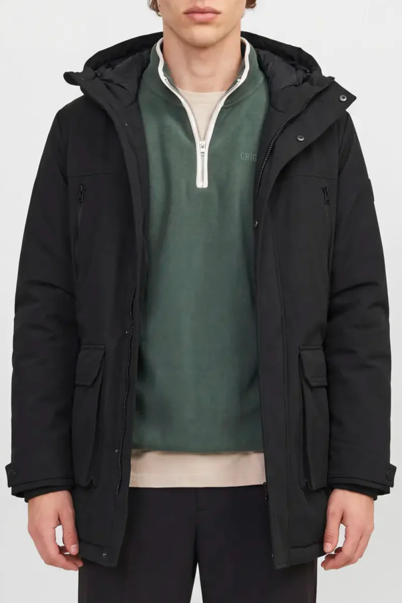 Яке Jjclark Softshell Parka 12298732 C-N10 black — снимка 2