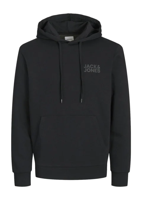 Суичър Jjecorp Logo Hood 12152840 C-N10 black/small print