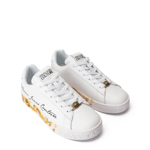 Дамски бели кецове VERSACE JEANS — снимка 5