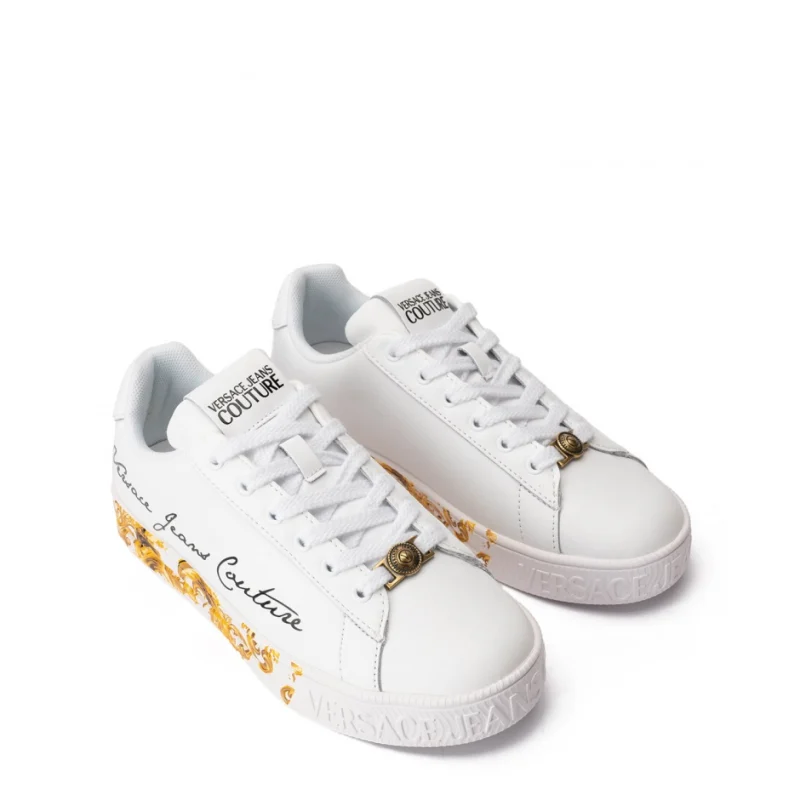 Дамски бели кецове VERSACE JEANS — снимка 5