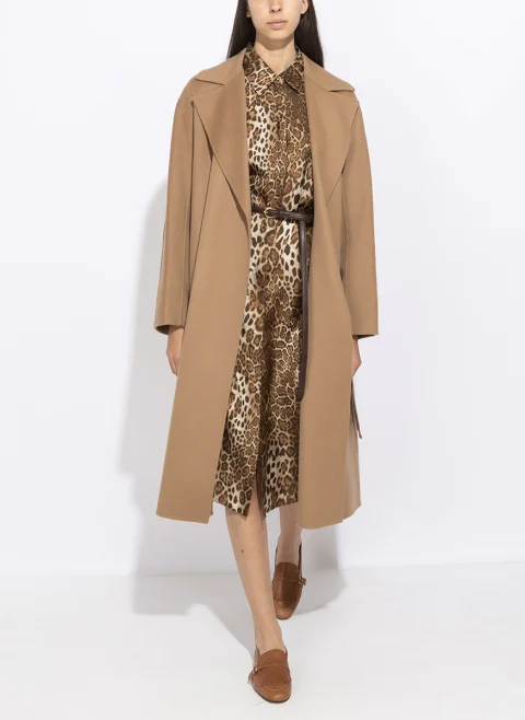 Палто от фина вълна и коприна Max Mara Studio Mstcles — снимка 4