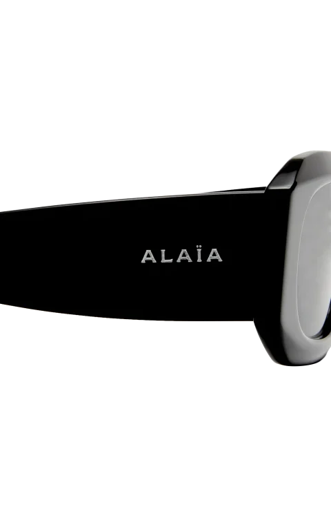 Rectangular Sunglasses in Black — снимка 3