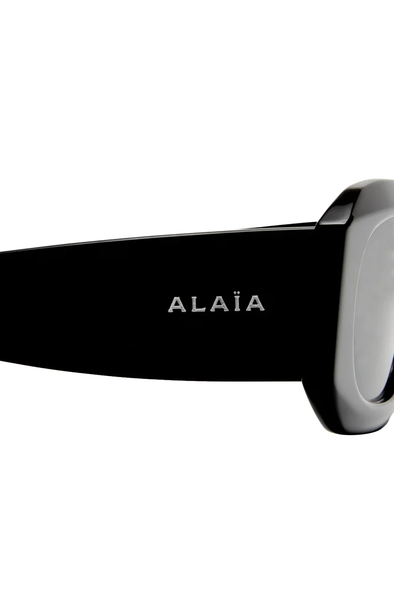 Rectangular Sunglasses in Black — снимка 3