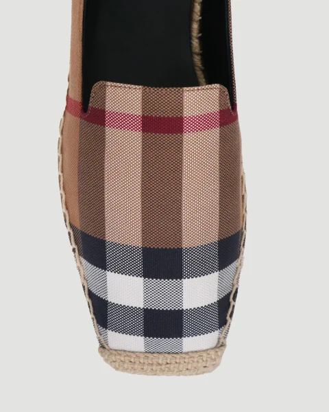 Vintage Check Print Espadrilles — снимка 3