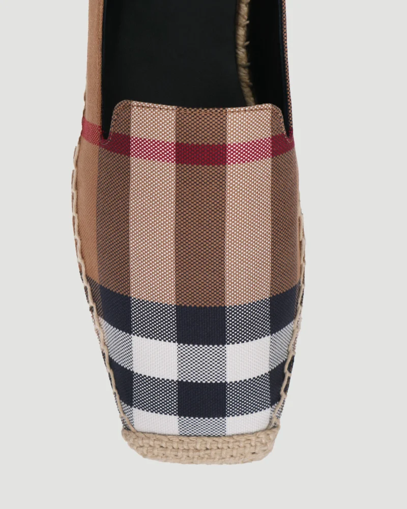 Vintage Check Print Espadrilles — снимка 3